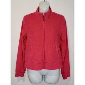 JUICY by Juicy Couture Hot Pink Terry Cloth Track Jacket Y2K Size M Medium EUC!!
